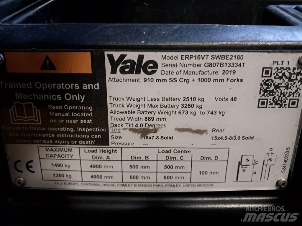 Yale ERP16VT Ηλεκτρικά περονοφόρα ανυψωτικά κλαρκ