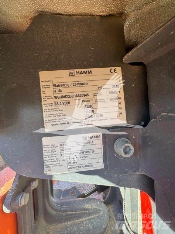 Hamm H10i Οδοστρωτήρες μονού κυλίνδρου