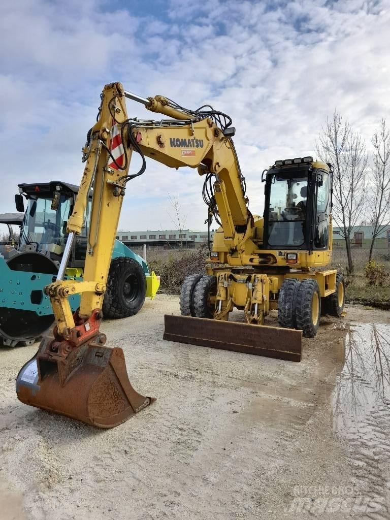 Komatsu PW118MR-8 Εκσκαφείς με τροχούς - λάστιχα