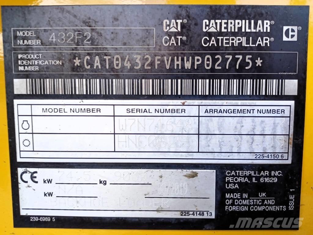 CAT 432 F Εκσκαφείς Φορτωτές τύπου JCB
