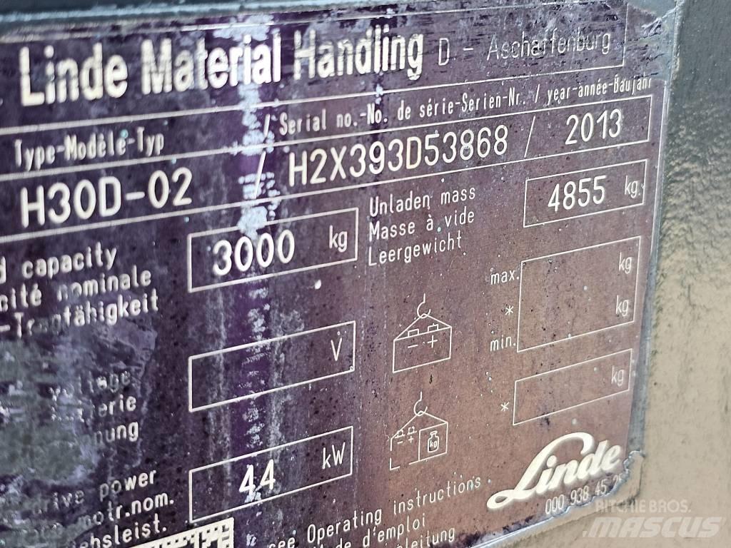 Linde H30D-02 Πετρελαιοκίνητα Κλαρκ