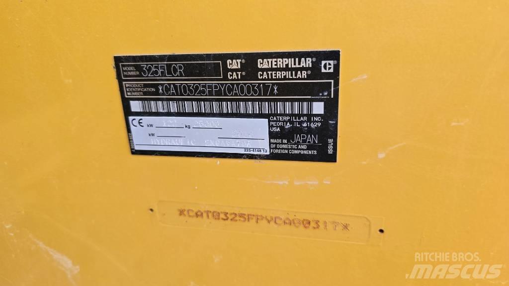 CAT 325 FL CR Εκσκαφείς με ερπύστριες