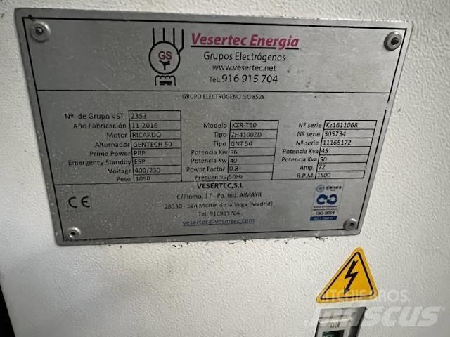  VESERTEC KZR-T50 Γεννήτριες ντίζελ