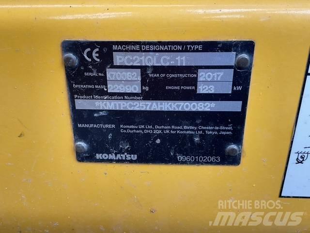 Komatsu PC210 Εκσκαφείς με ερπύστριες
