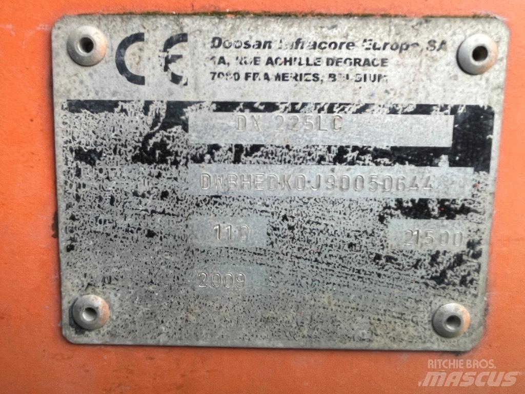 Doosan DX 225 LC Εκσκαφείς μεγάλης εμβέλειας