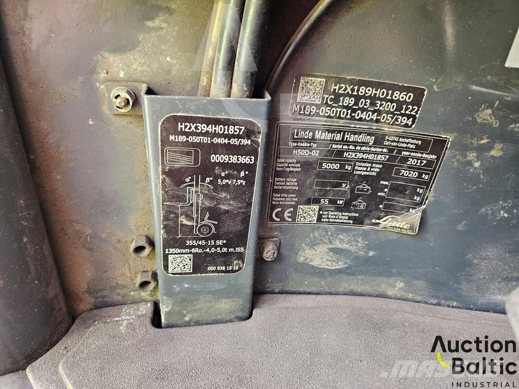 Linde H50D-02 Πετρελαιοκίνητα Κλαρκ