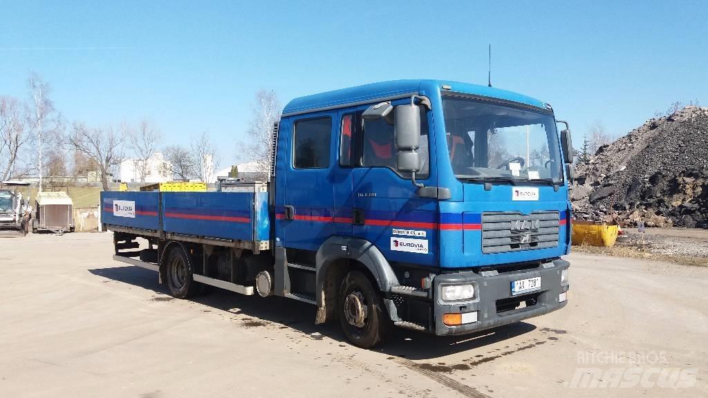 MAN TGL8.180 Φορτηγά Kαρότσα με ανοιγόμενα πλαϊνά