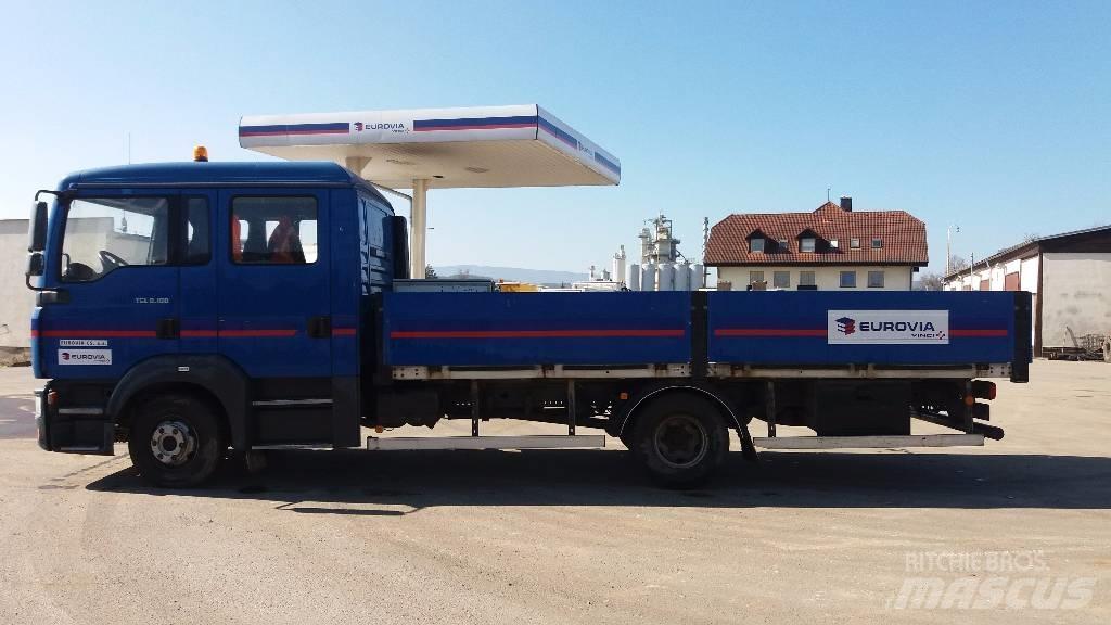 MAN TGL8.180 Φορτηγά Kαρότσα με ανοιγόμενα πλαϊνά