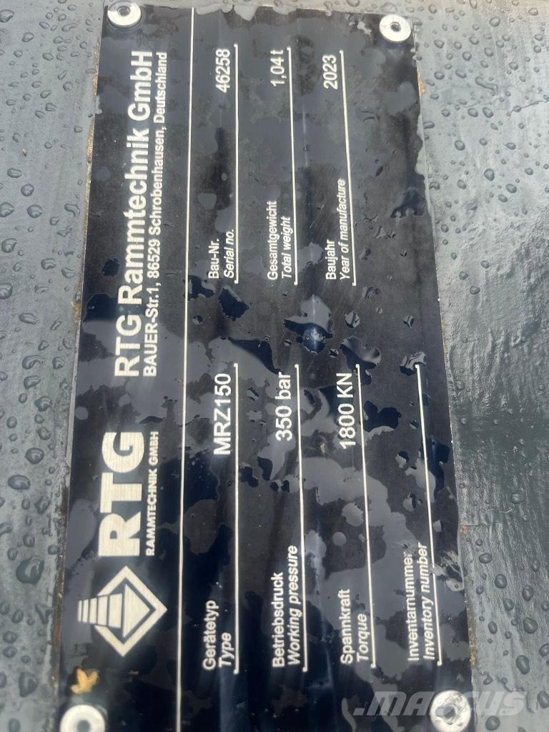 Bauer Vibro MR 145 V Εξαρτήματα και ανταλλακτικά εξοπλισμού διατρήσεων