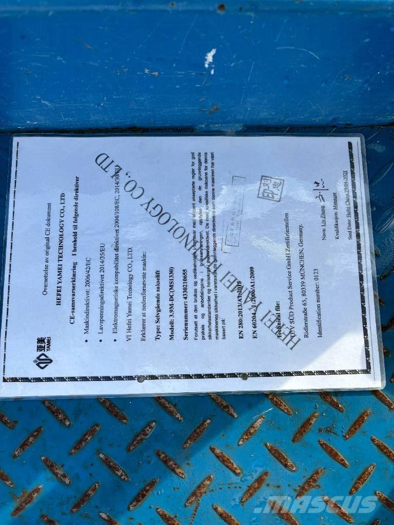 Yamei MS1330 Ανυψωτήρες ψαλιδωτής άρθρωσης