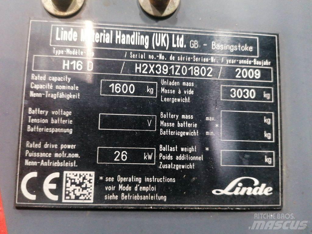 Linde H16D Πετρελαιοκίνητα Κλαρκ