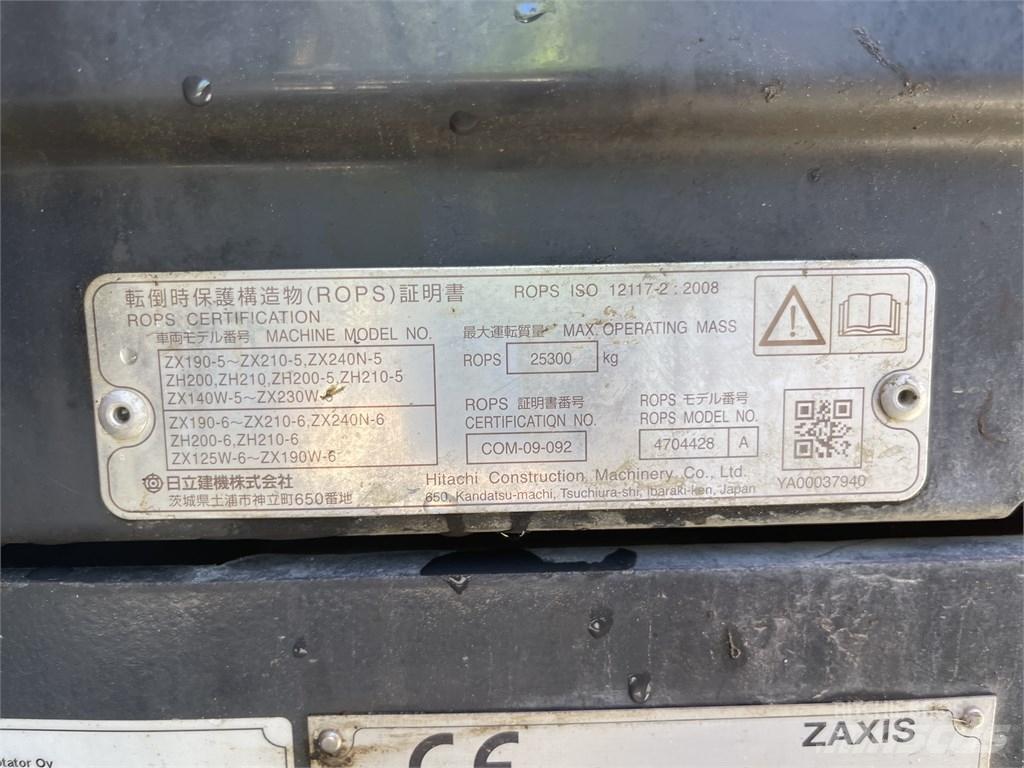Hitachi ZX 210 LC-6 Εκσκαφείς με ερπύστριες