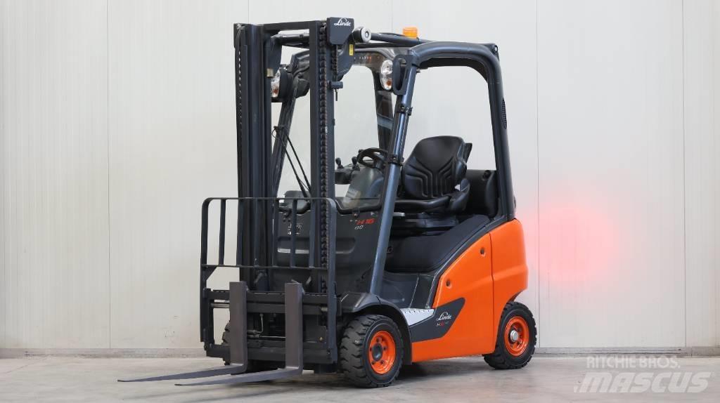 Linde H 16 T-01 Περονοφόρα ανυψωτικά κλαρκ με φυσικό αέριο LPG