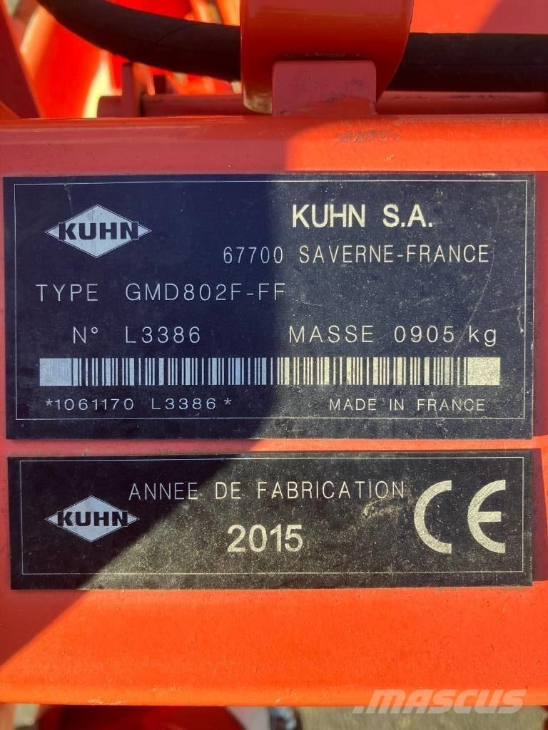 Kuhn GMD 802 F-FF Χορτοκοπτικά