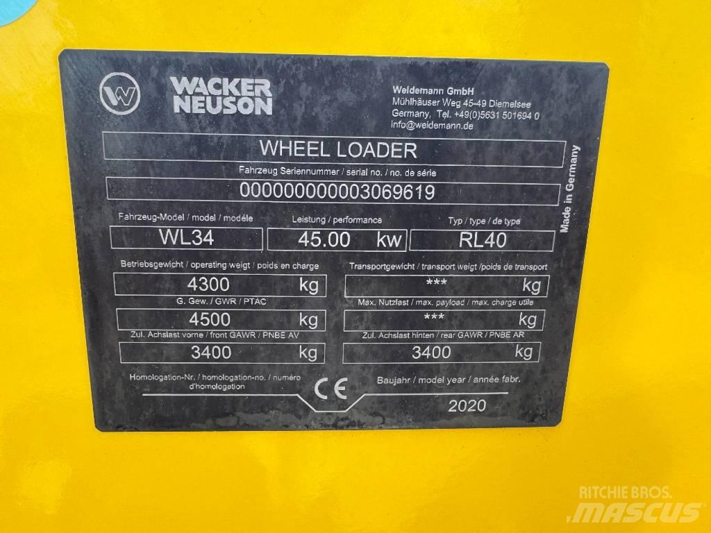 Wacker Neuson WL34 Φορτωτές με λάστιχα (Τροχοφόροι)
