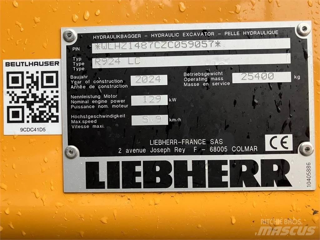 Liebherr R924 Εκσκαφείς με ερπύστριες