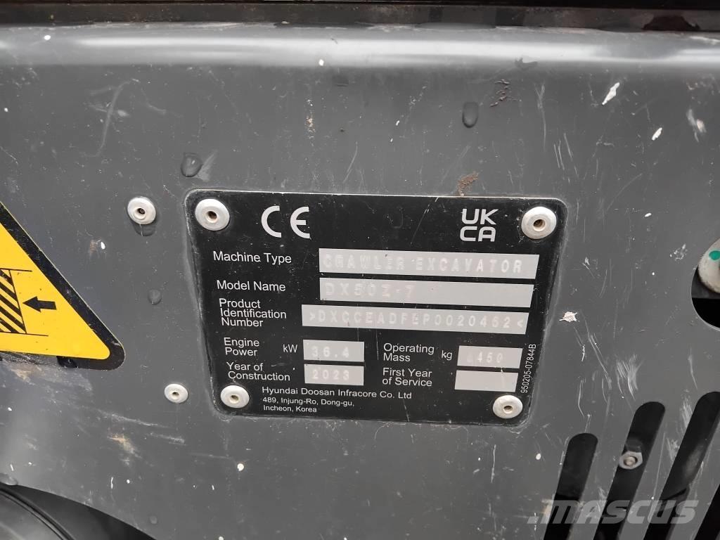 Develon DX 50 Z-7 Εκσκαφάκι (διαβολάκι) < 7t