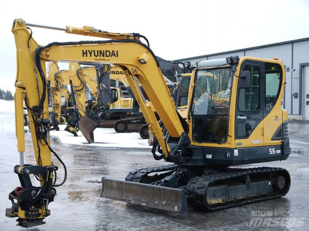 Hyundai R 55-9A Εκσκαφάκι (διαβολάκι) < 7t