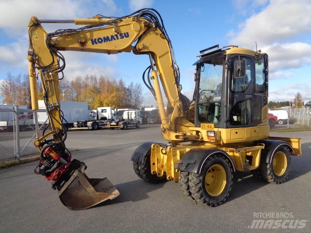 Komatsu PW 98 MR-6 Εκσκαφείς με τροχούς - λάστιχα