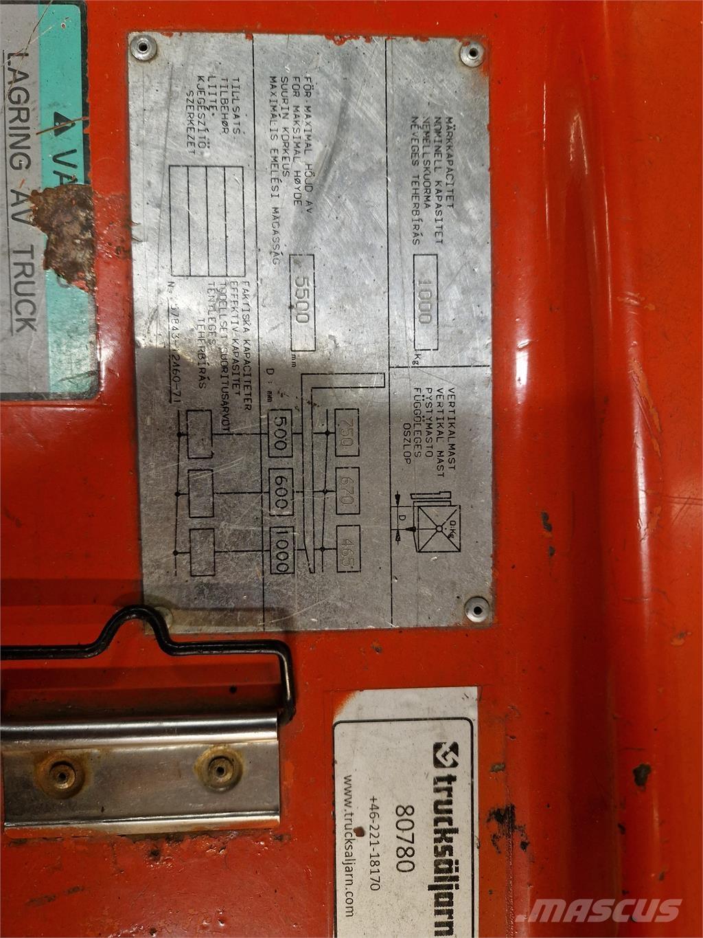 Toyota FBESF15 Ηλεκτρικά περονοφόρα ανυψωτικά κλαρκ