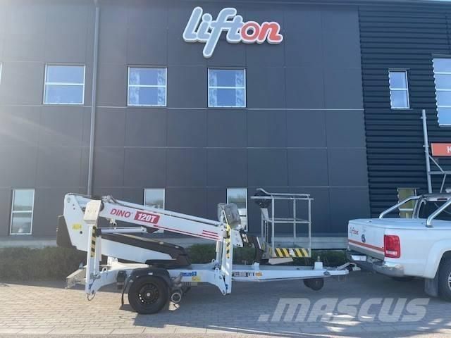 Dino 120 T Skylift Εναέριες πλατφόρμες τοποθετημένες σε ρυμούλκα
