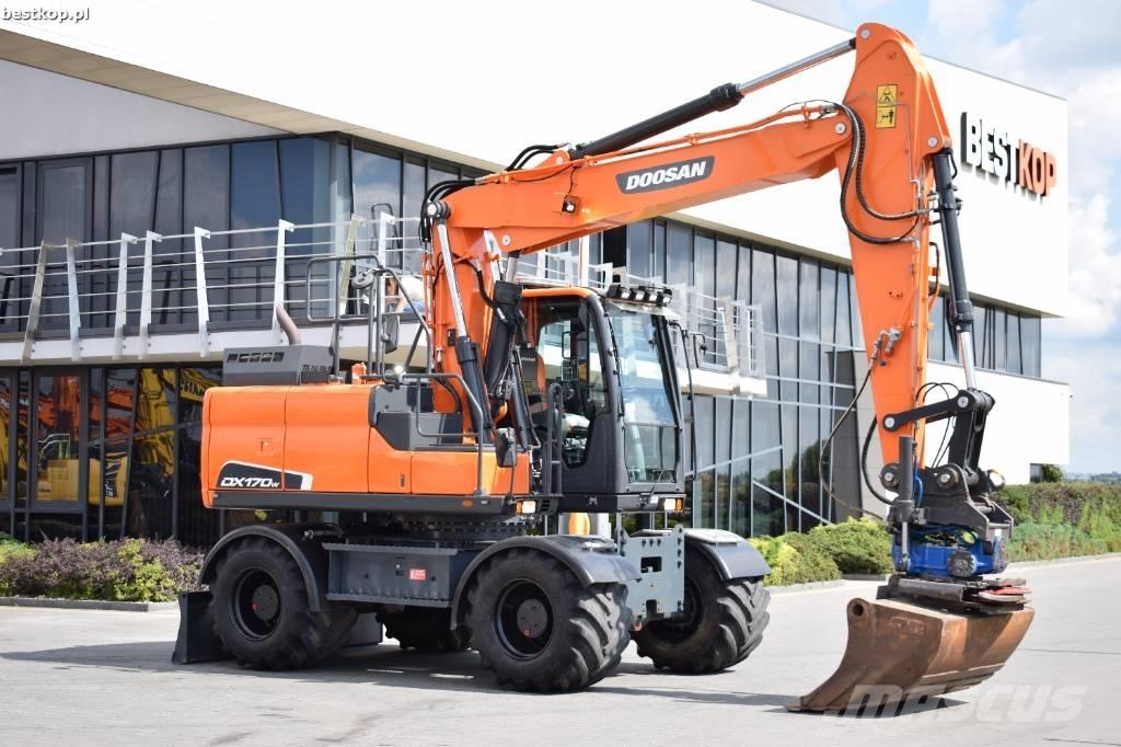 Doosan DX 170 W-5 Εκσκαφείς με τροχούς - λάστιχα