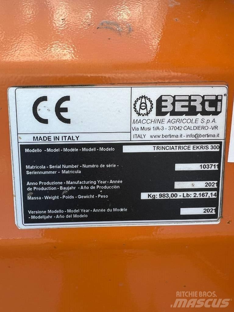 Berti EKR-S 300 Χορτοκοπτικά και κορυφολόγοι βοσκοτόπων