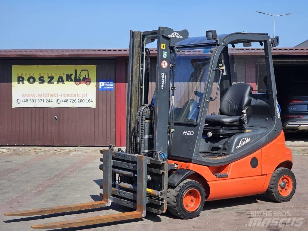 Linde H20T-03 Περονοφόρα ανυψωτικά κλαρκ με φυσικό αέριο LPG