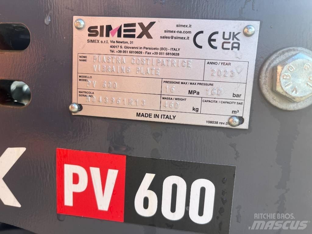 Simex PV600 Άλλα εξαρτήματα