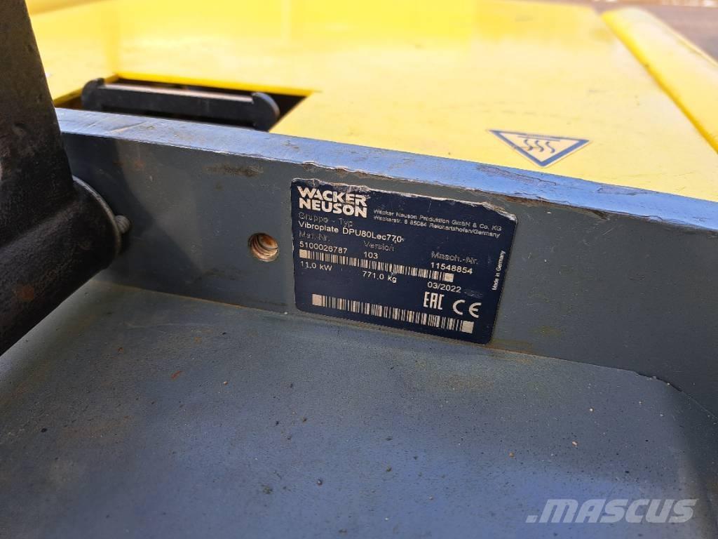 Wacker Neuson DPU 80 Επίπεδοι κόπανοι