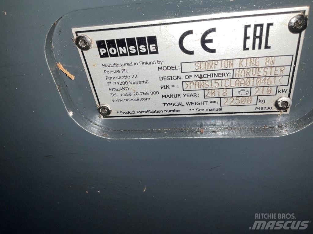 Ponsse Scorpion King Θεριζοαλωνιστικές μηχανές