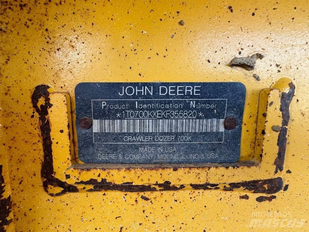 DEERE 700K LGP Μπουλντόζες με ερπύστριες
