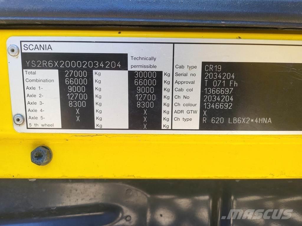 Scania R620 6X2*4 Φορτηγά Ανατροπή
