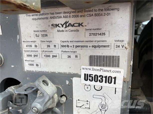 SkyJack SJ III 3226 Ανυψωτήρες ψαλιδωτής άρθρωσης