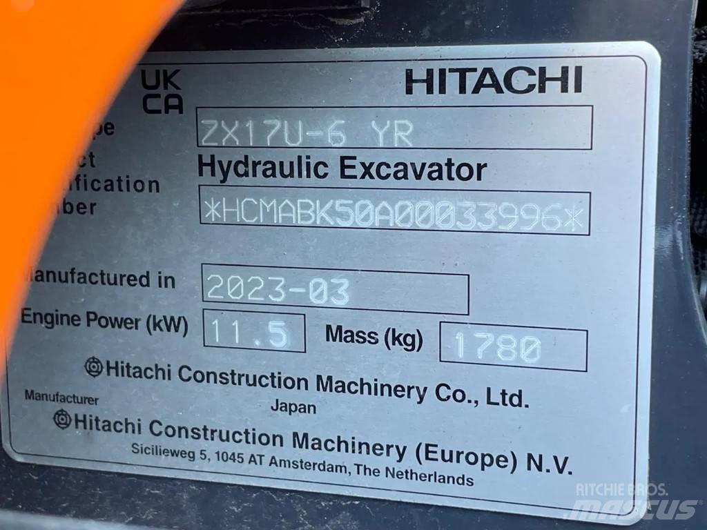 Hitachi ZX17U Εκσκαφάκι (διαβολάκι) < 7t