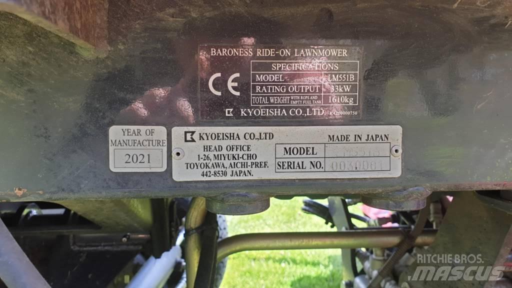 Baroness LM551B Χορτοκοπτικά με καθιστό χειριστή