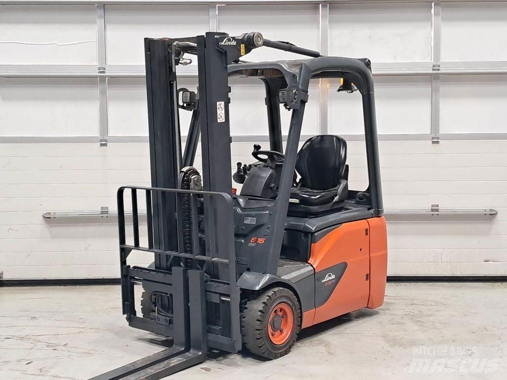 Linde E16C-02 Ηλεκτρικά περονοφόρα ανυψωτικά κλαρκ