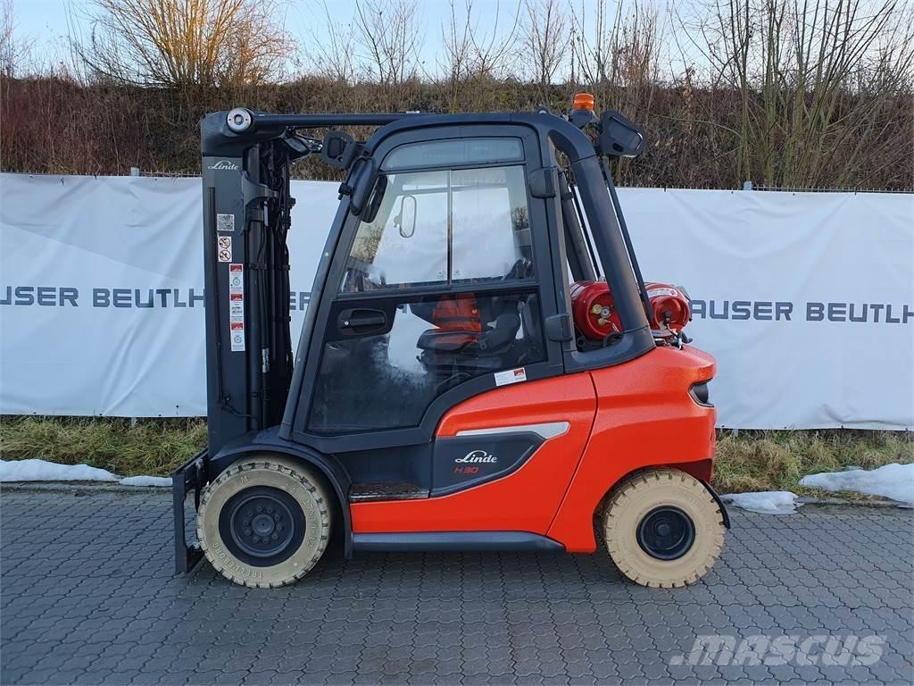 Linde H30T Περονοφόρα ανυψωτικά κλαρκ με φυσικό αέριο LPG