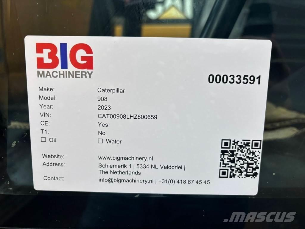 CAT 908 Φορτωτές με λάστιχα (Τροχοφόροι)