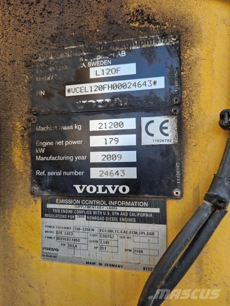 Volvo L 120 F Φορτωτές με λάστιχα (Τροχοφόροι)