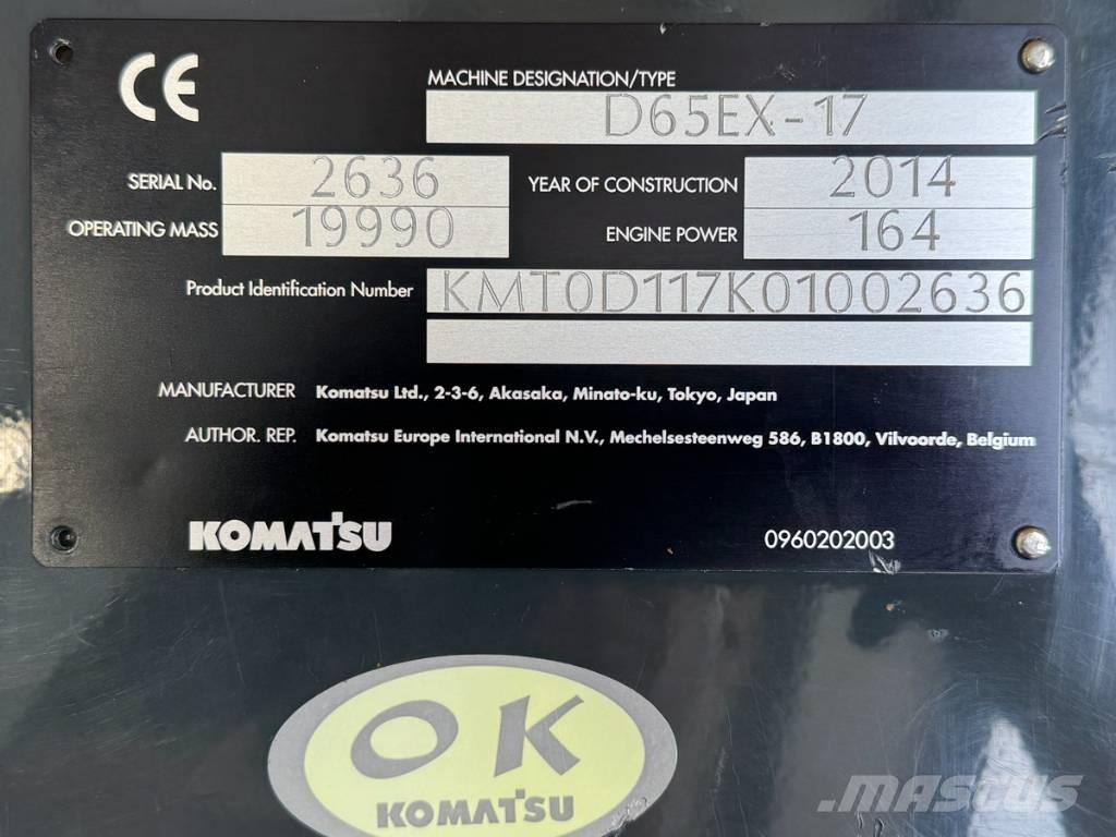 Komatsu D 65 EX-17 Μπουλντόζες με ερπύστριες