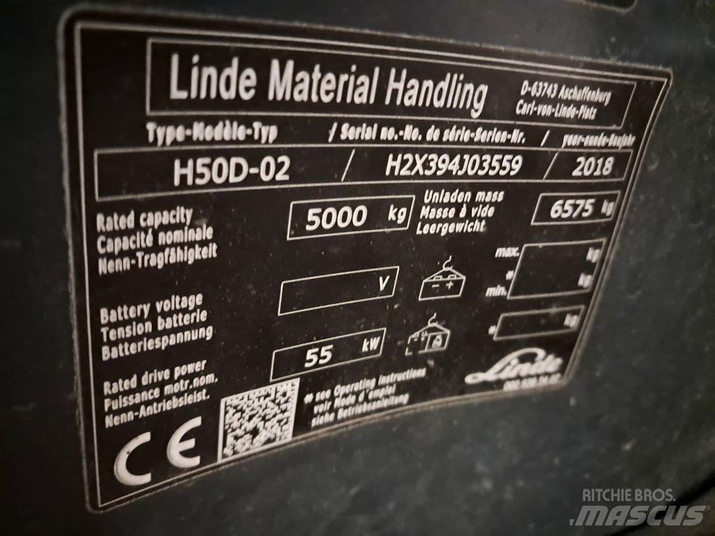 Linde H50D-02 Πετρελαιοκίνητα Κλαρκ