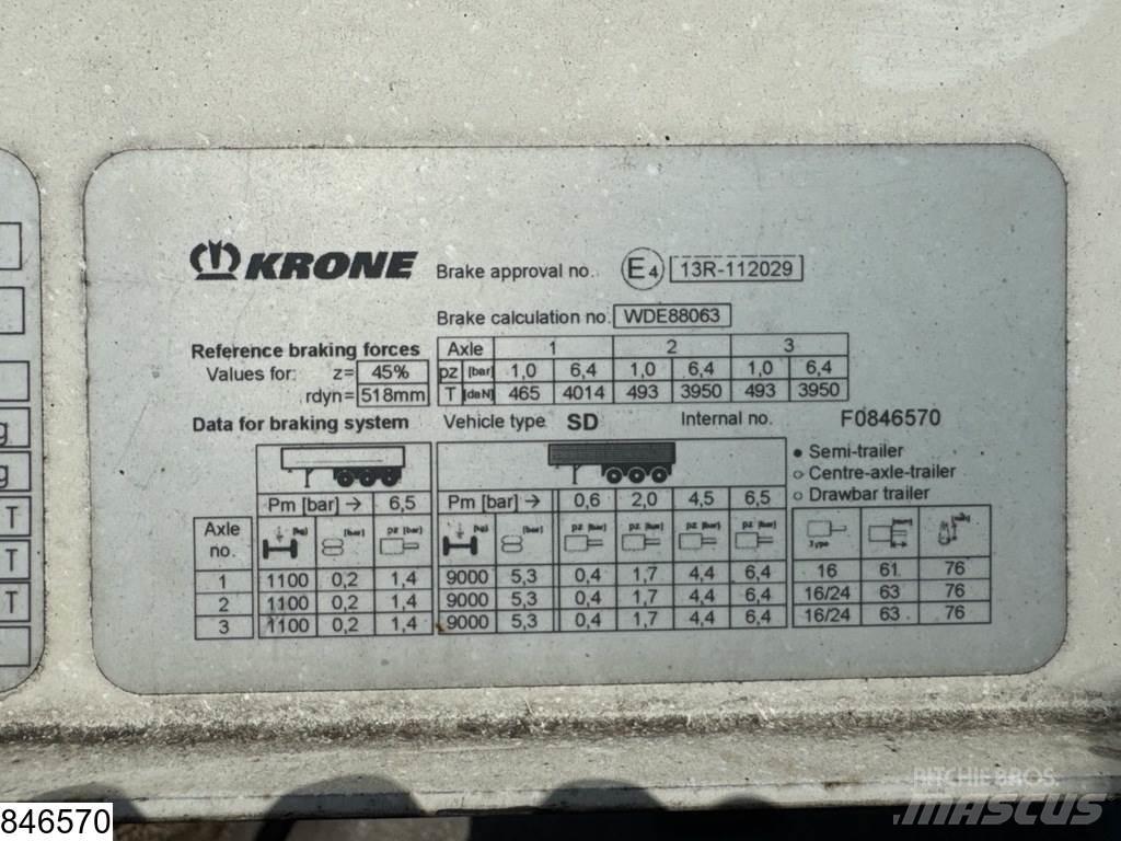 Krone Tautliner Ημιρυμούλκες Κουρτίνα