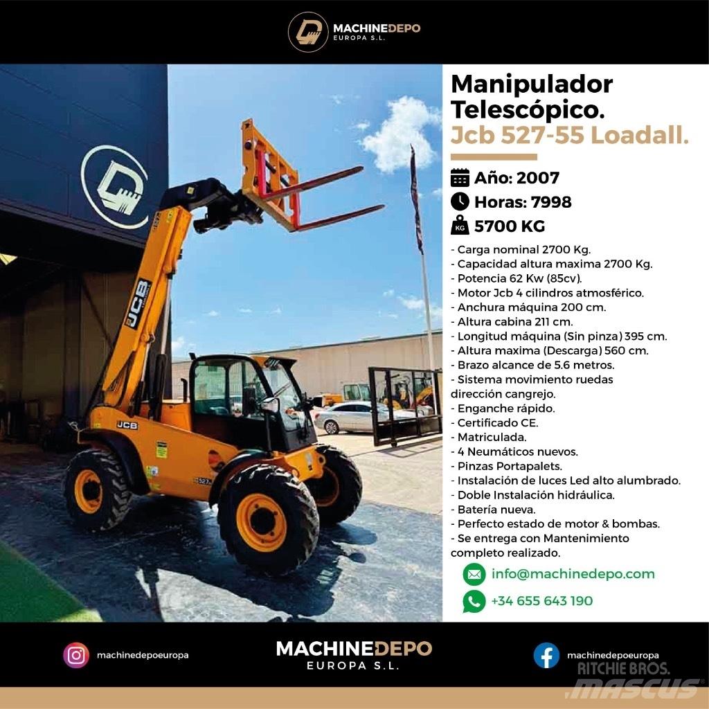JCB 527-55 Τηλεσκοπικοί ανυψωτές
