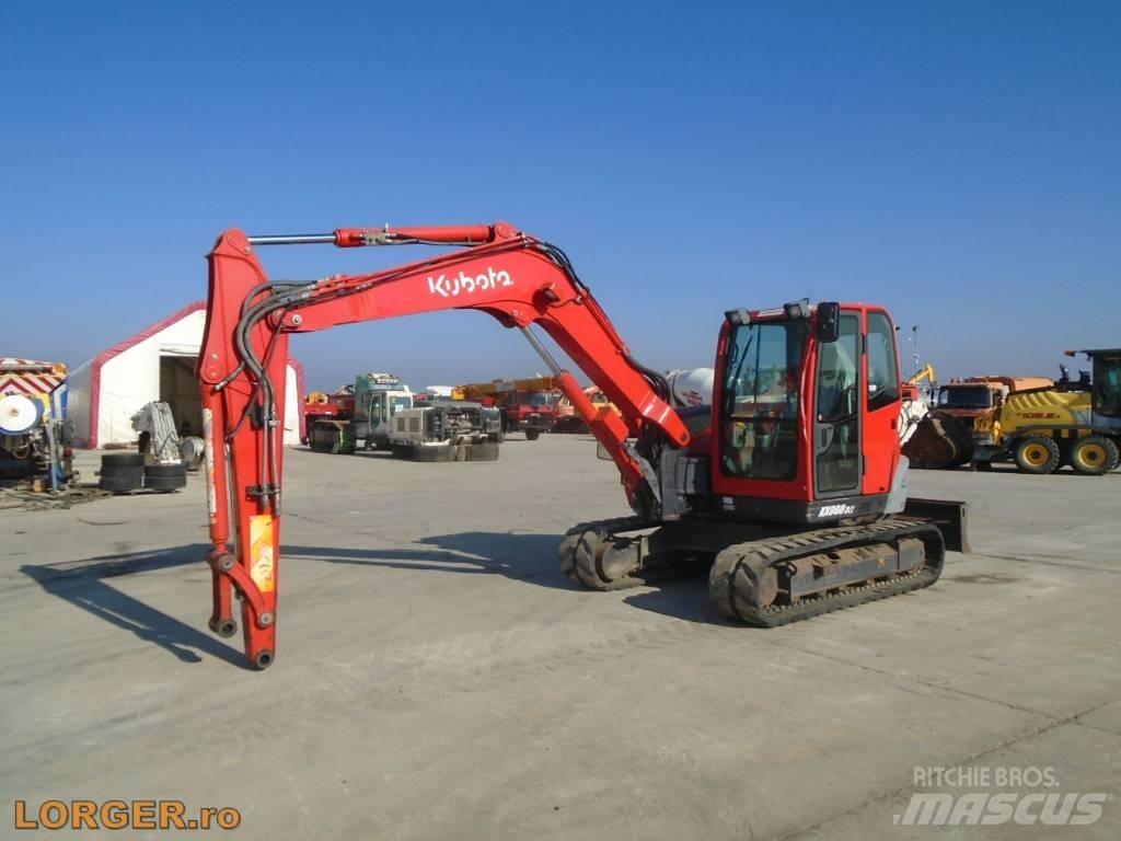 Kubota KX 080-3 Εκσκαφείς με ερπύστριες
