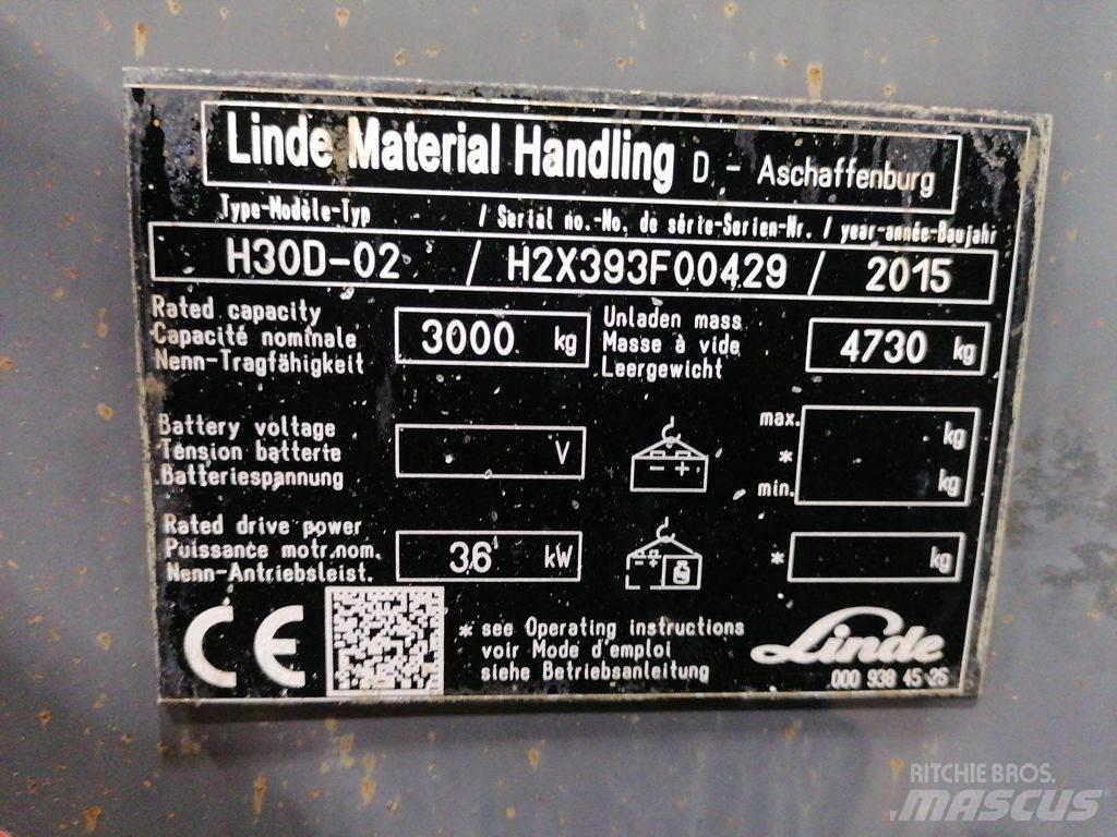 Linde H30D-02 Πετρελαιοκίνητα Κλαρκ