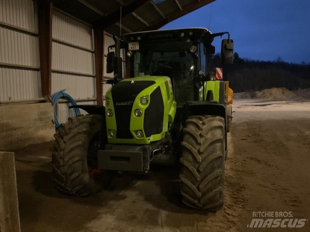 CLAAS ARION 650 cis + Τρακτέρ