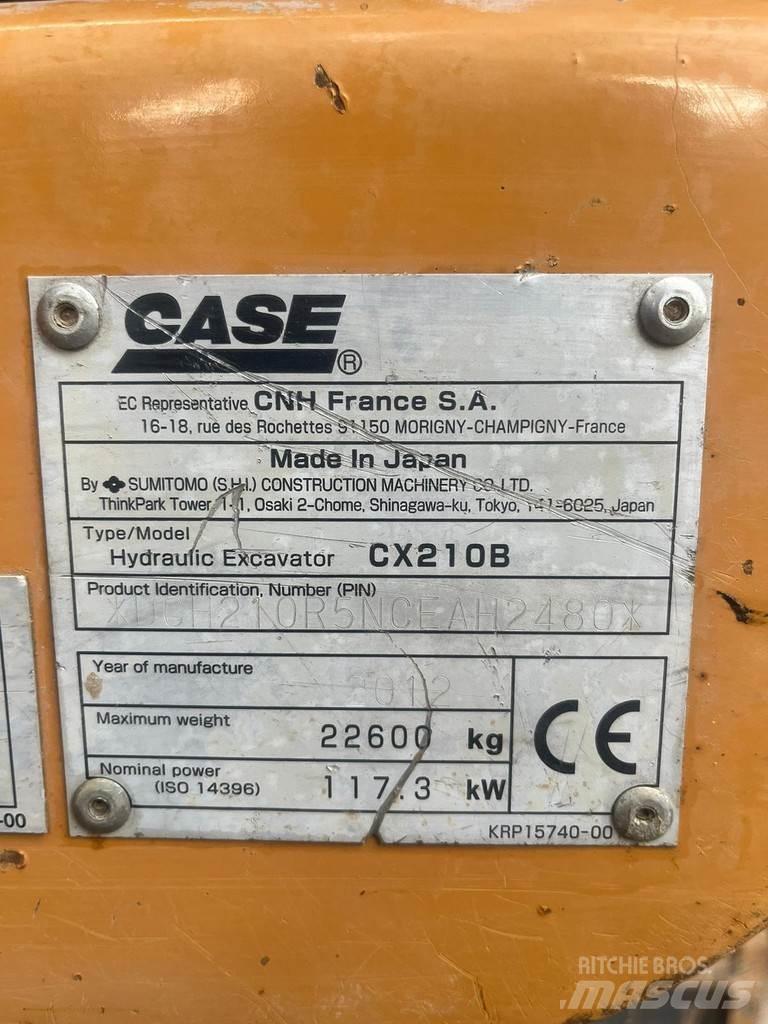 CASE CX210B Εκσκαφείς με ερπύστριες