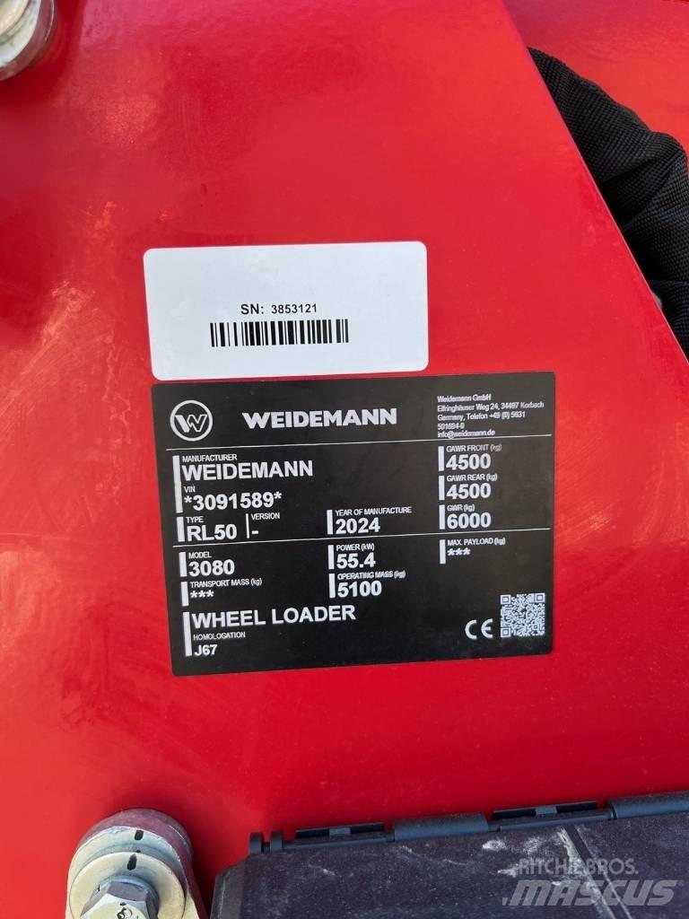Weidemann 3080 3080 Φορτωτές με λάστιχα (Τροχοφόροι)