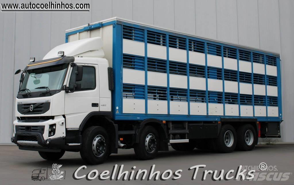 Volvo FMX 420 Φορτηγά μεταφοράς ζώων